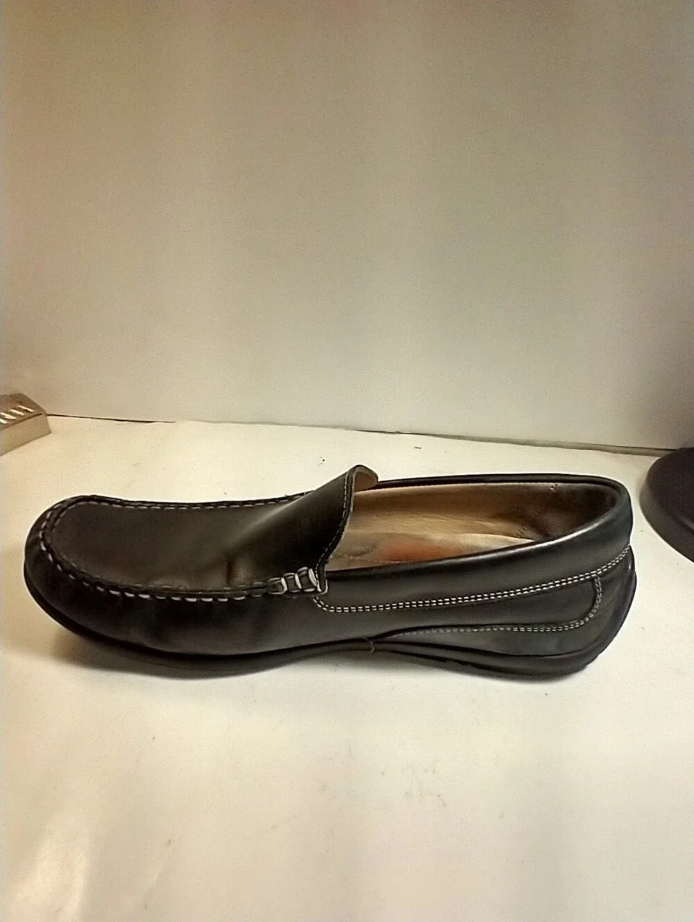Ecco Classic Moc 2.0 Black Driving Loafers Shoes Men's sz 10(44).